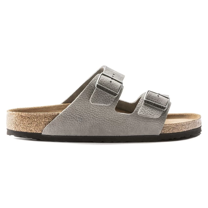 Birkenstock Arizona Nubuck Leather Desert Buck Whale Gray - Image 8