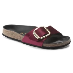 Birkenstock Madrid Big Buckle Rivet Logo Velvet