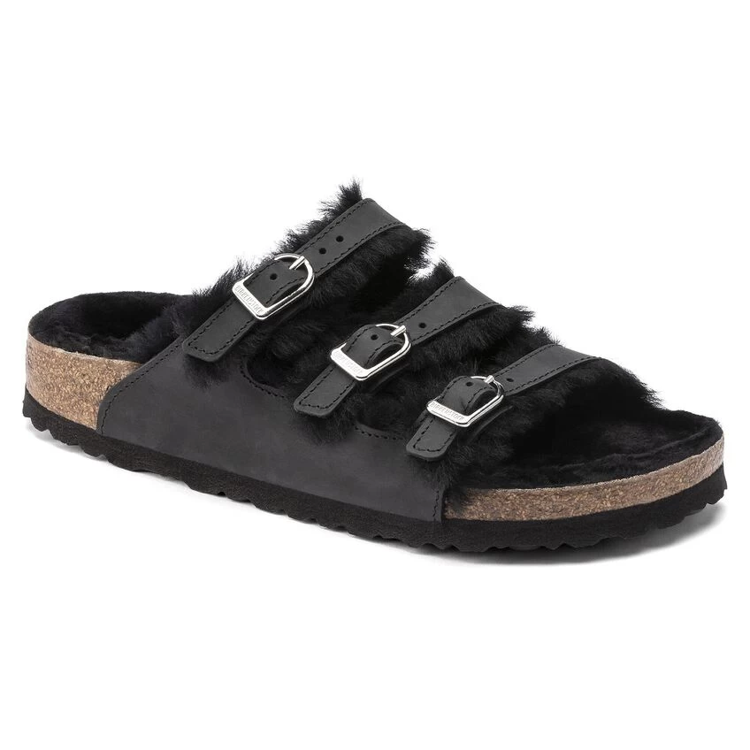 Birkenstock Florida Fresh Shearling Oiled Leather - Image 2