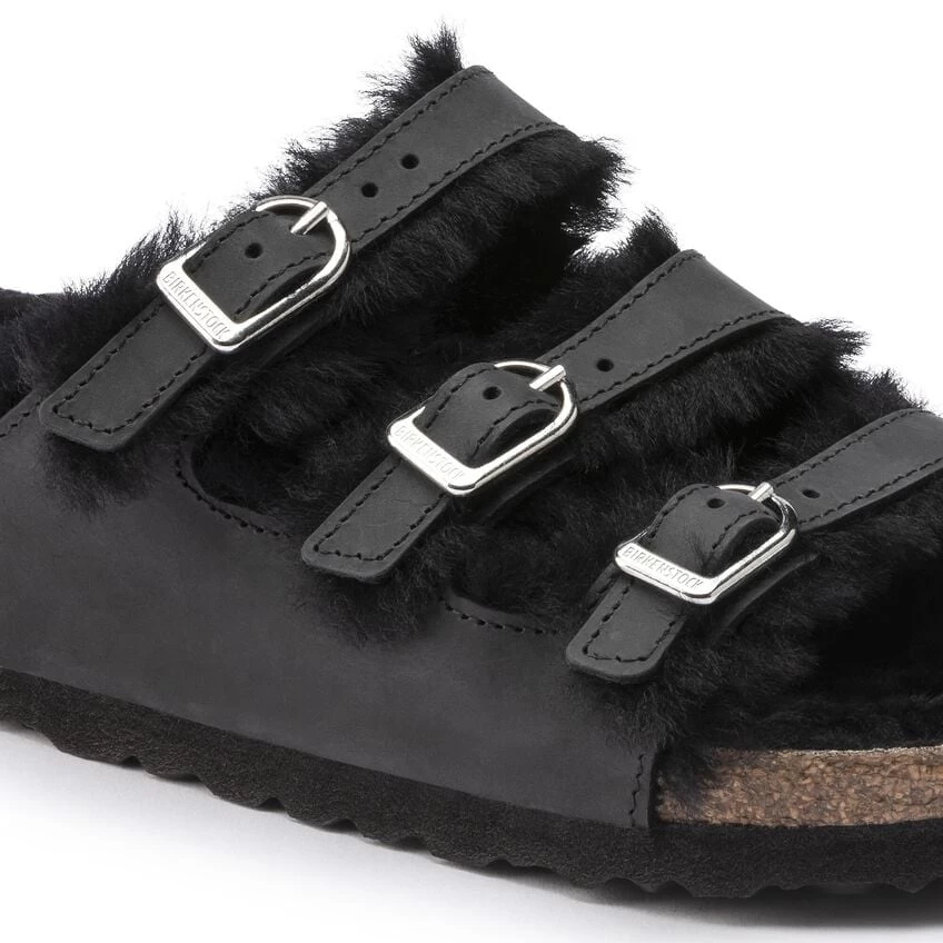 Birkenstock Florida Fresh Shearling Oiled Leather - Image 9