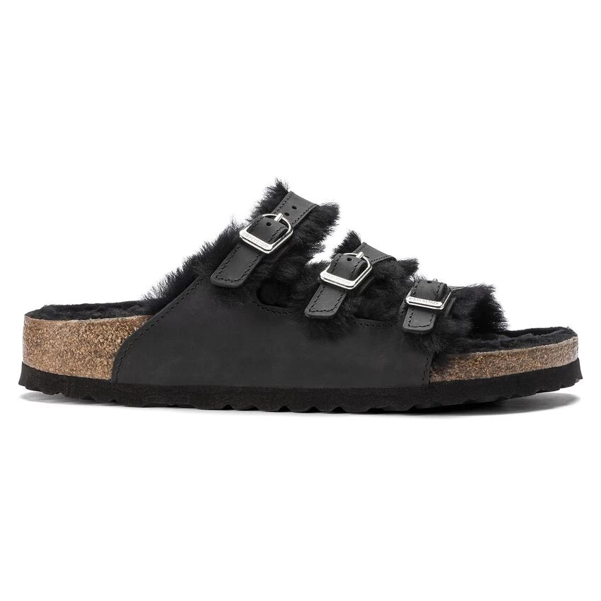 Birkenstock Florida Fresh Shearling Oiled Leather - Image 8