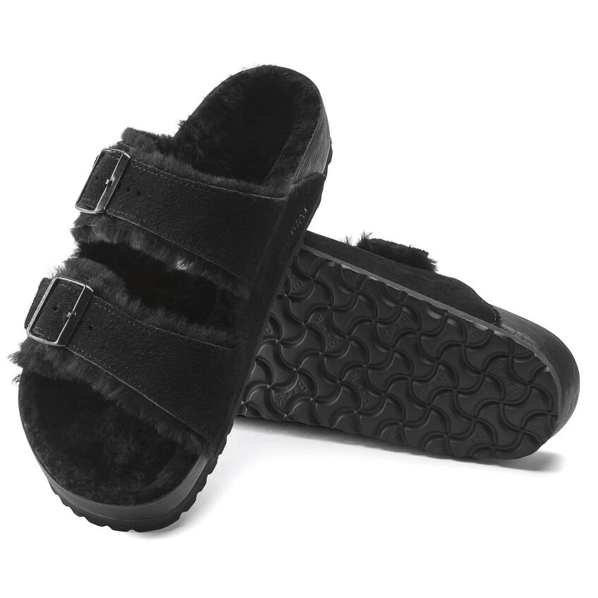 Birkenstock Arizona Shearling Suede Leather - Image 4