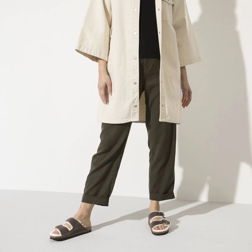 Birkenstock Arizona Shearling Oiled Leather - Image 3