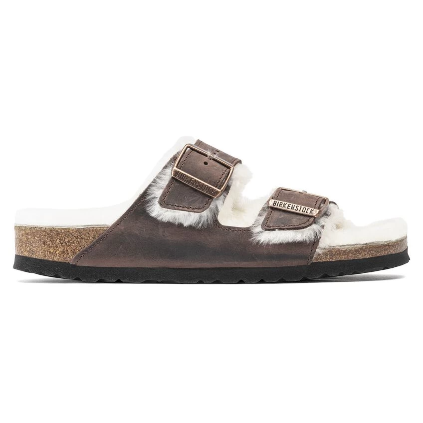 Birkenstock Arizona Shearling Oiled Leather - Image 8