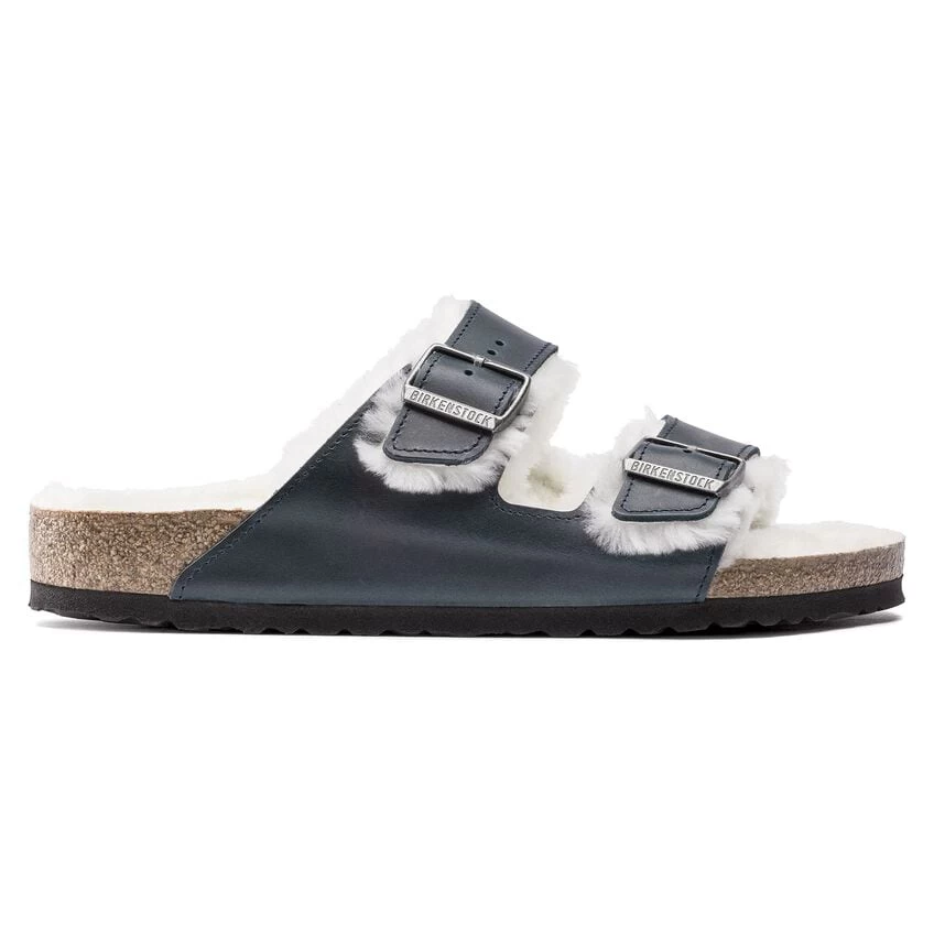 Birkenstock Arizona Shearling Oiled Leather - Image 6