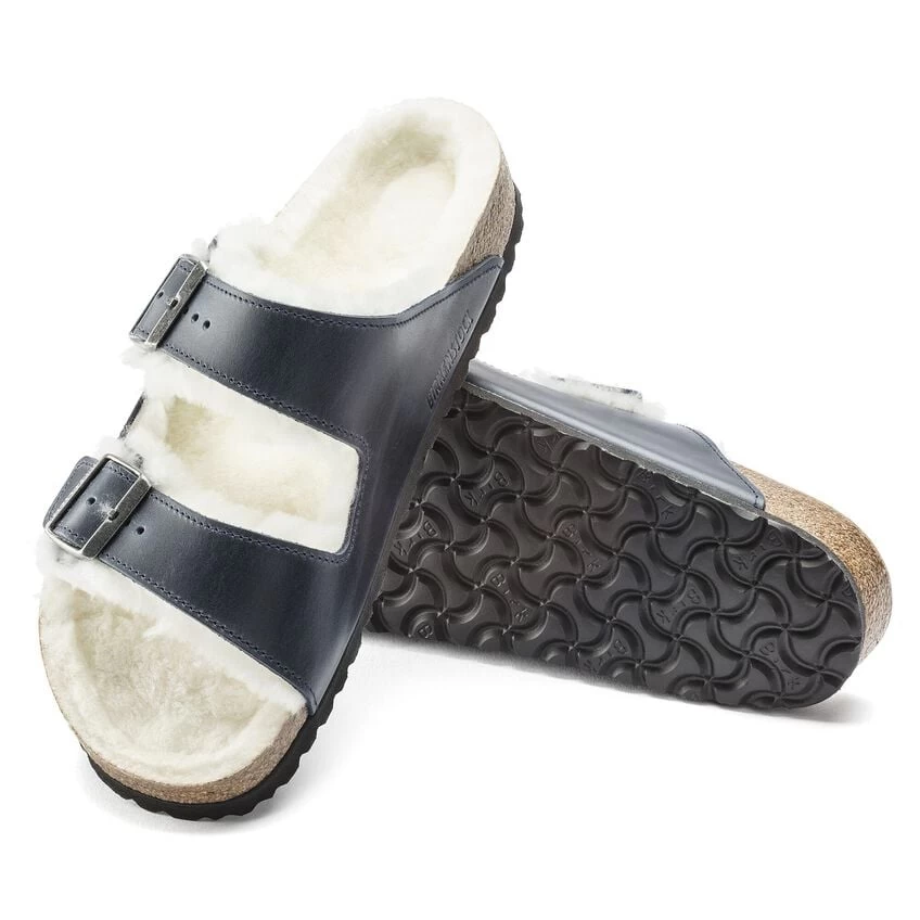 Birkenstock Arizona Shearling Oiled Leather - Image 3