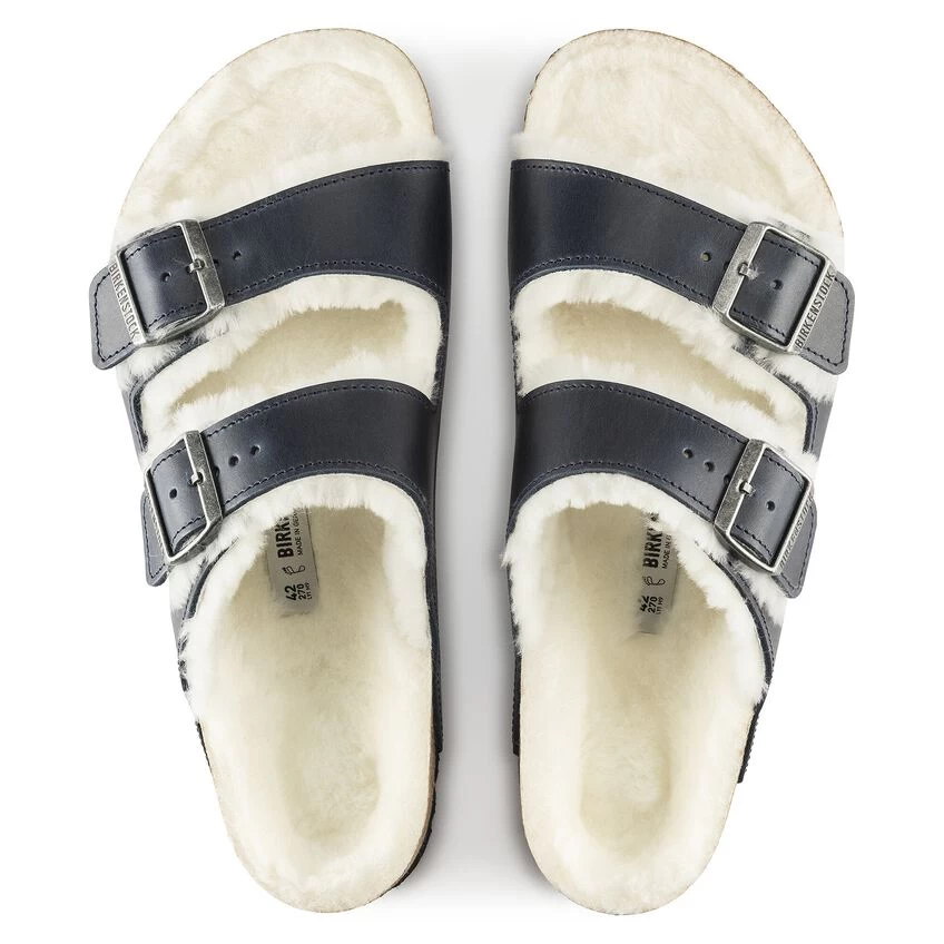 Birkenstock Arizona Shearling Oiled Leather - Image 4