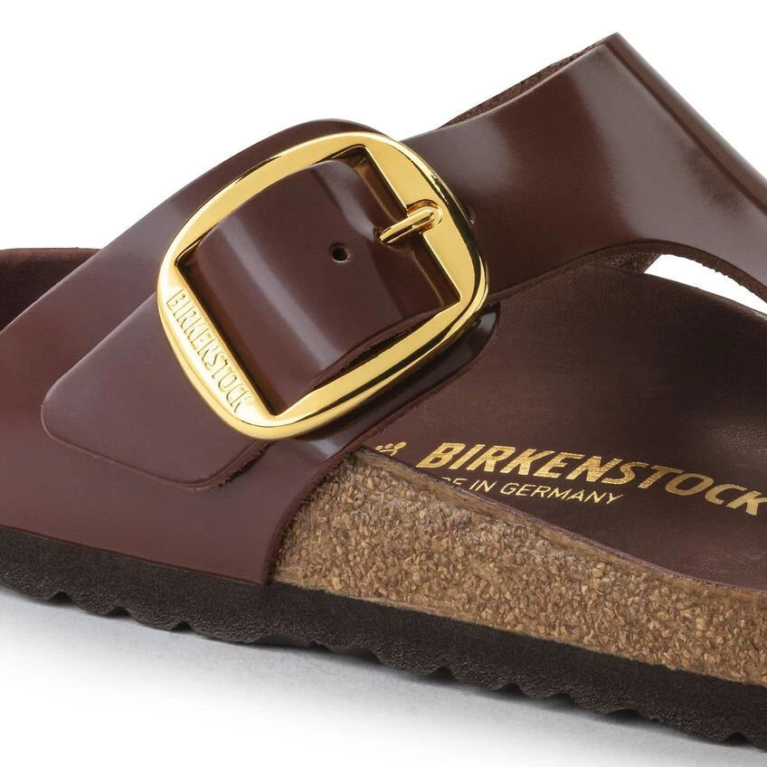 Birkenstock Gizeh Natural Leather Patent - Image 9
