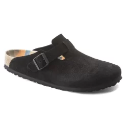 Birkenstock Boston Suede Leather Black