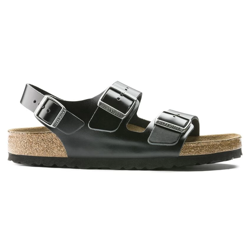 Birkenstock Milano Real Leather Soft Footbed - Image 8