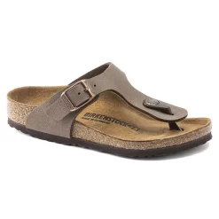 Birkenstock Gizeh Birko-Flor Nubuck Mocha
